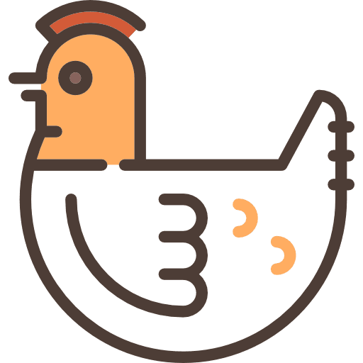 Hen animal animals hen icon
