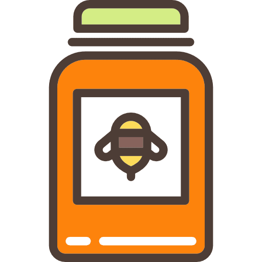 Honey bee healthy sweet icon