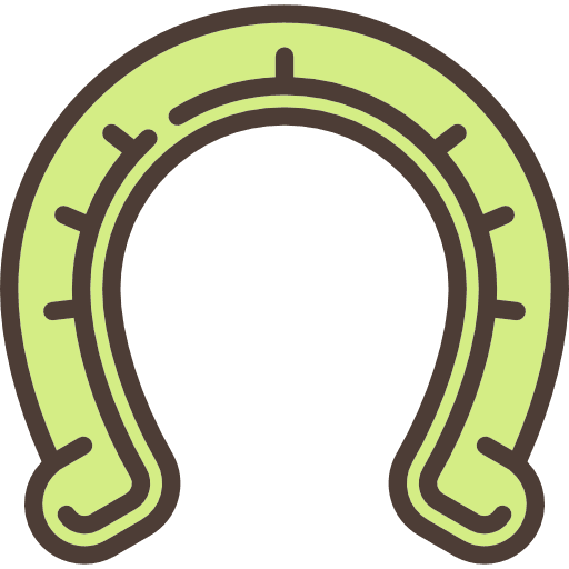 Horseshoe horse ornamental western icon