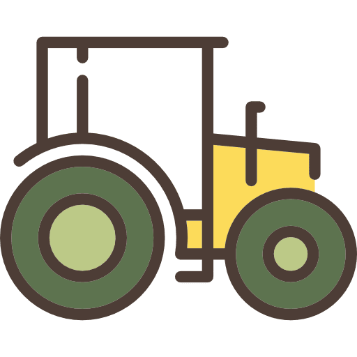 Tractor transport automobile engine icon