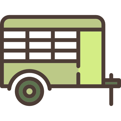 Trailer trailer transport vehicle icon
