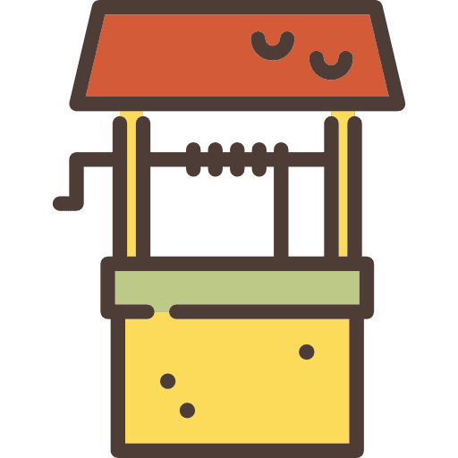 Well buildings structure farm icon