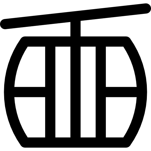 Cabin cable car cabin cable car transport icon