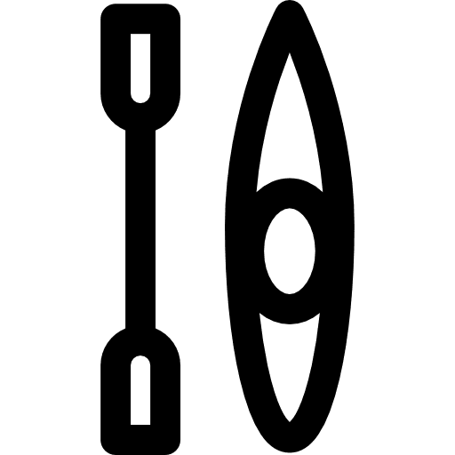 Kayak canoe kayak rafting icon