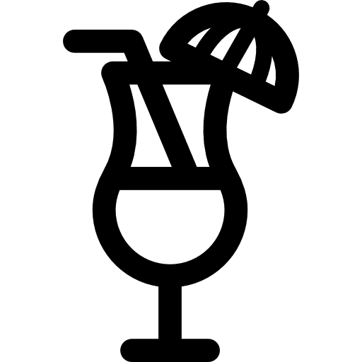 Cocktail party drinking food and restaurant icon