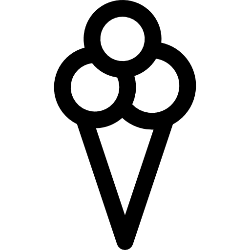 Ice cream food summer dessert icon