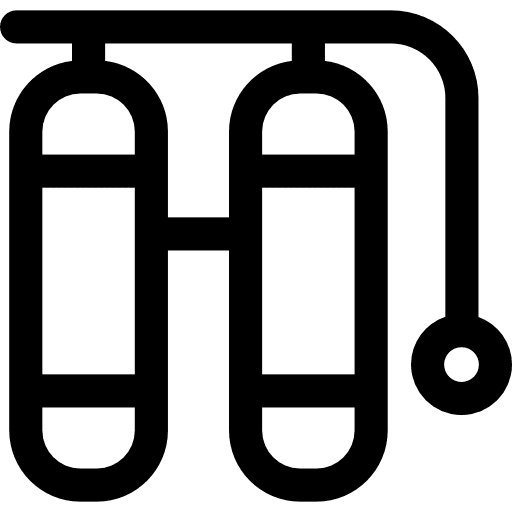 Oxygen utensils sport sports and competition icon