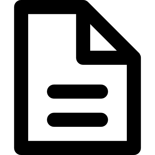 File text signs sheet icon