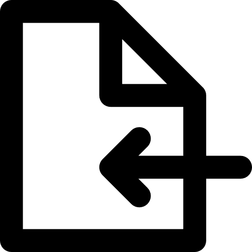 Import import multimedia file icon