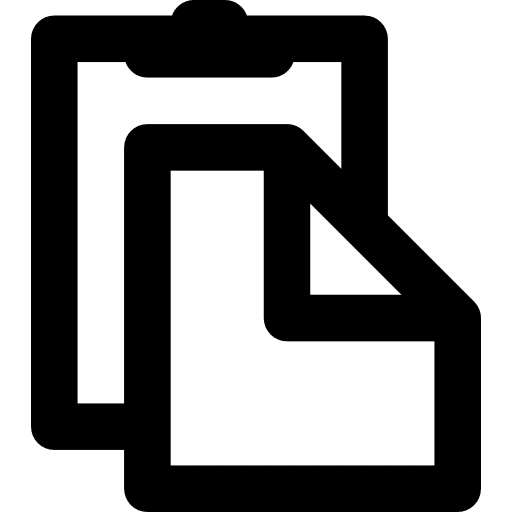 Paste document text paste icon