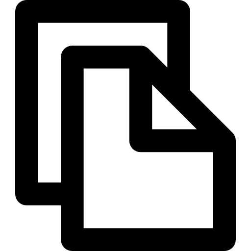Copy copy archive multimedia icon