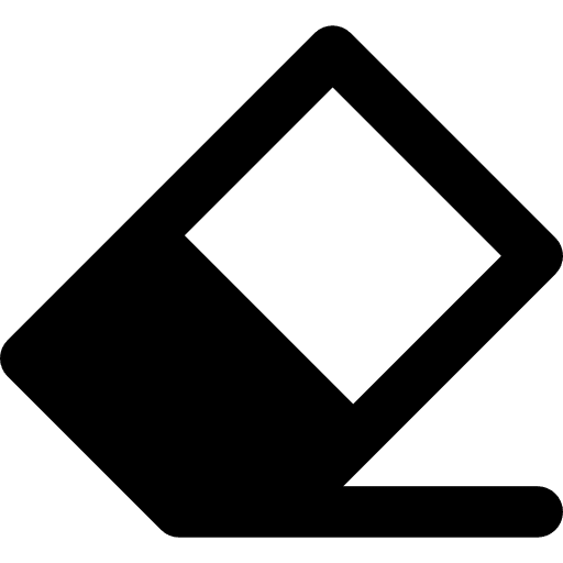 Eraser multimedia remove interface icon