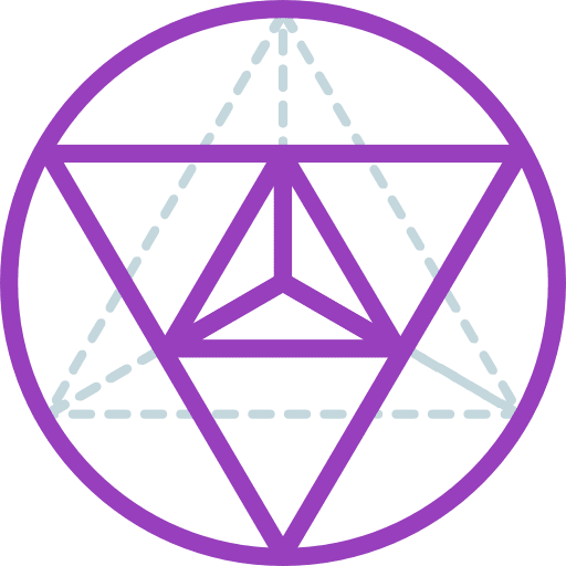 Metatron cube symbols mystic shapes and symbols icon