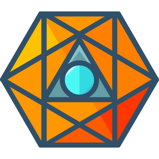 Octahedron shapes and symbols sacred symbols icon