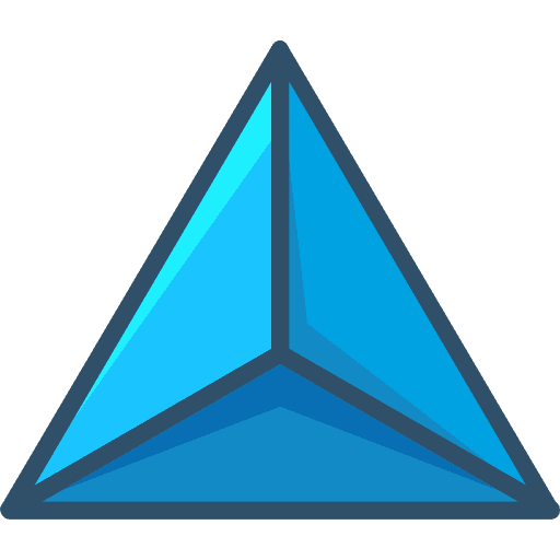 Pyramid pyramid mystic shapes and symbols icon