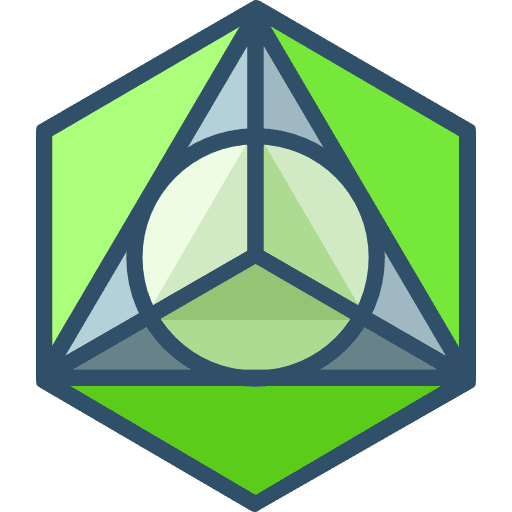 Triangle geometry sacred symbols icon