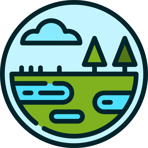 Wetland trees nature aquatic icon