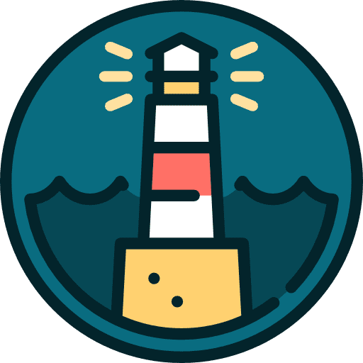 Lighthouse navigation light lighthouse icon