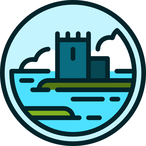 Castle castle medieval buildings icon