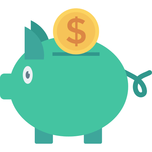 Piggybank cost saving animal business and finance icon