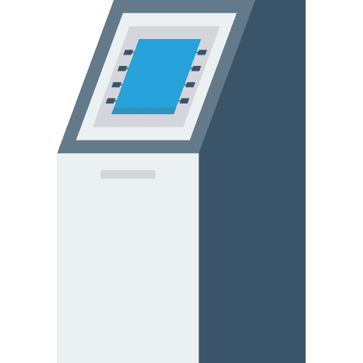 Atm machine machine money business and finance icon