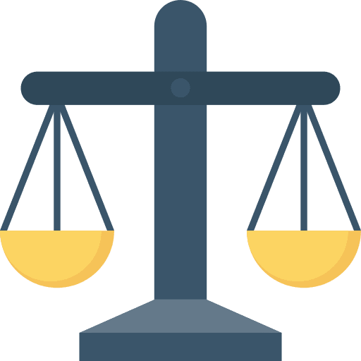 Balance judge balance business and finance icon