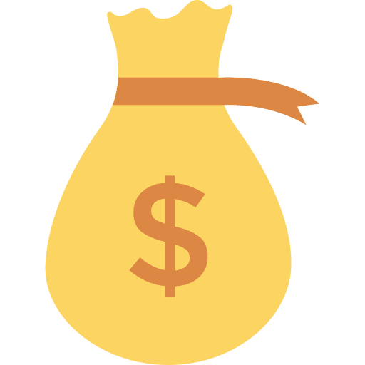 Money bag business and finance business banking icon