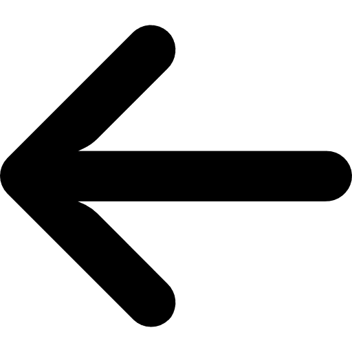 Arrow previous left arrow go back icon