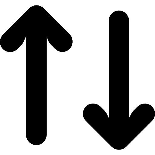 Arrows down arrow down swap icon