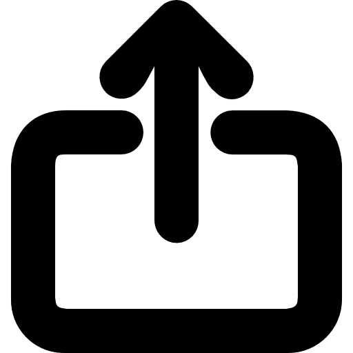 Export square arrows shapes and symbols icon