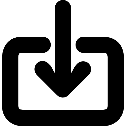 Import option document arrows icon