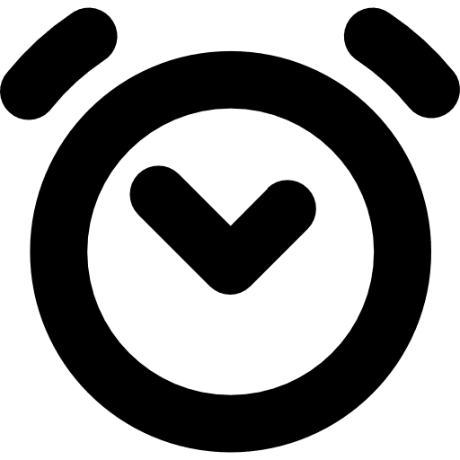 Alarm clock timer time clock icon