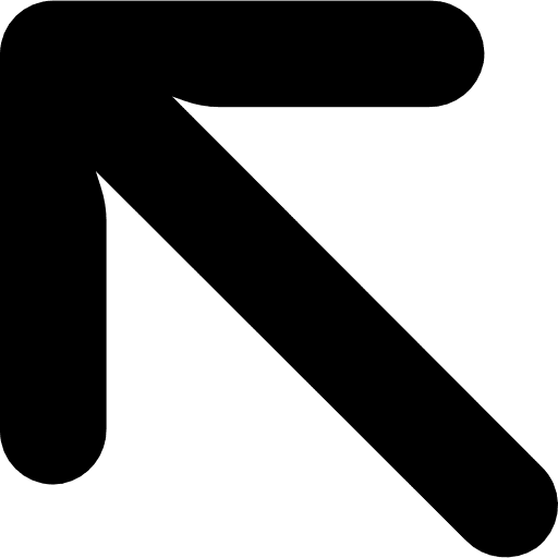 Arrow corner direction up arrow icon