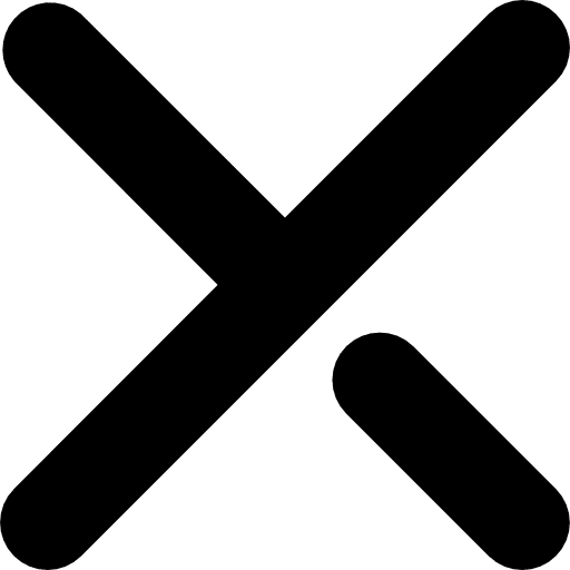 Cross mathematics multiply cancel icon