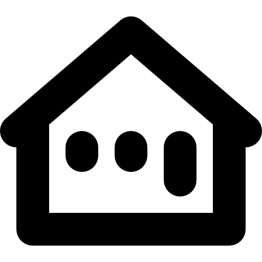 Home internet interface buildings icon