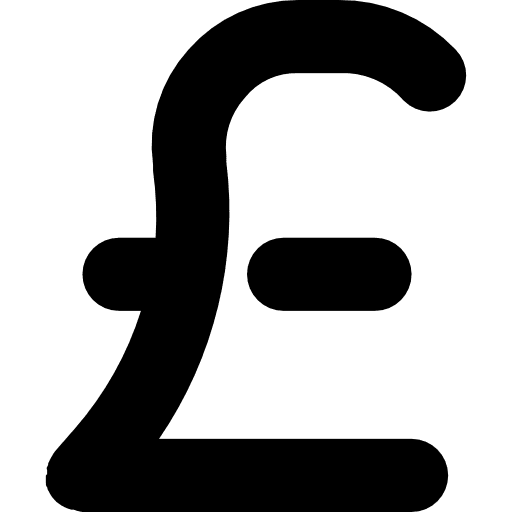 Pound currency symbol britain currencies icon