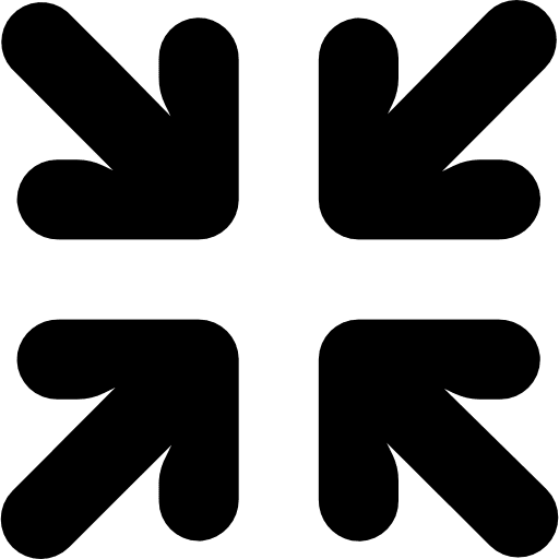 Arrows multimedia option convergence minimize icon