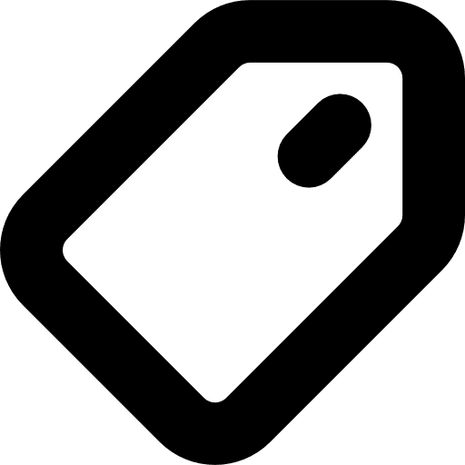 Tag commerce and shopping price tag shopping icon