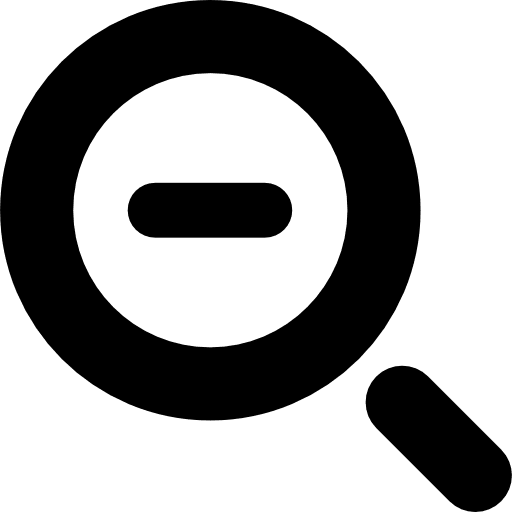 Zoom out detective search zoom out icon