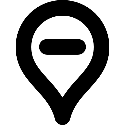 Placeholder signs interface map pointer icon