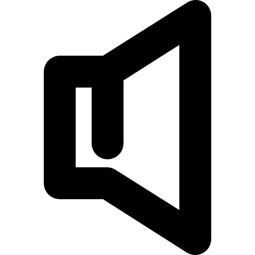 Speaker interface multimedia sound icon