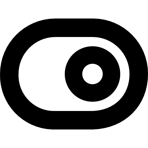 Switch toggle button interface multimedia icon