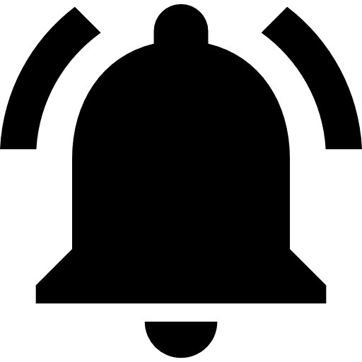 Notifications activate turn on interface icon