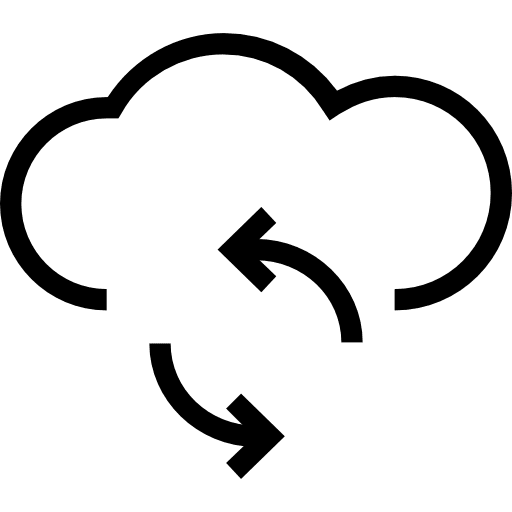 Cloud computing multimedia option ui reload icon