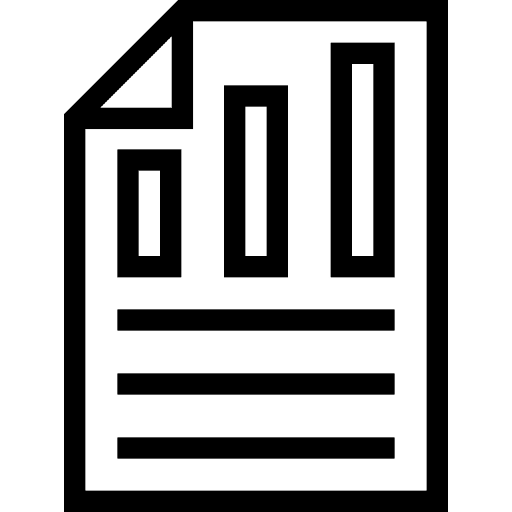 Analytics document analytics file icon