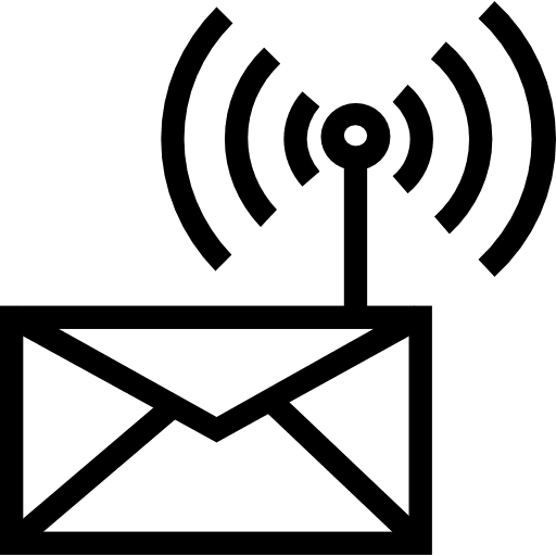 Email multimedia interface mail icon