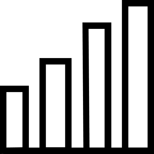 Bar chart bar chart statistics analytics icon