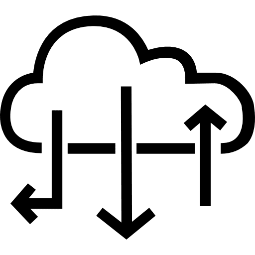 Cloud computing cloud computing interface multimedia icon