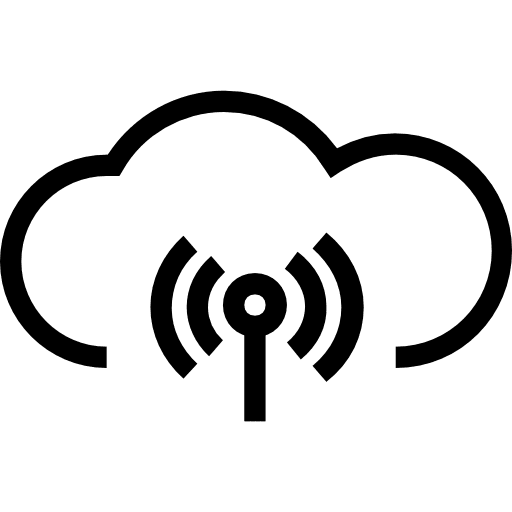 Cloud computing multimedia option ui interface icon