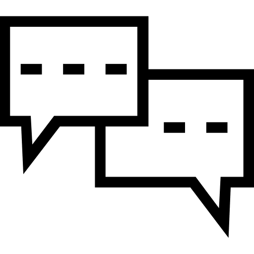 Chat chat multimedia communications icon